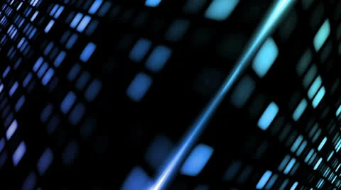 LED Convergance Blue Stock Footage 26057220