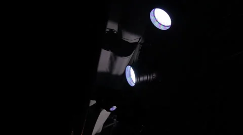 Led Disco Lights Stock Footage 25167106