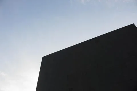 LED display on the background sky in the evening. Stock Photos