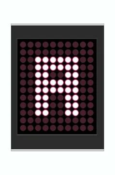 Led display Illustrazione stock