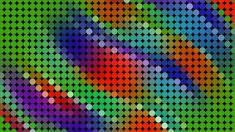 Led dot effect pattern of abstract gradient colorful background Stock Footage 170919287