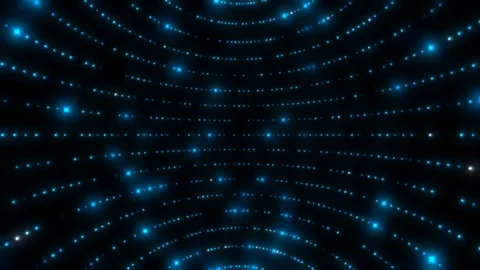 Led Dot light Particles tech circle 스톡 동영상 95541107