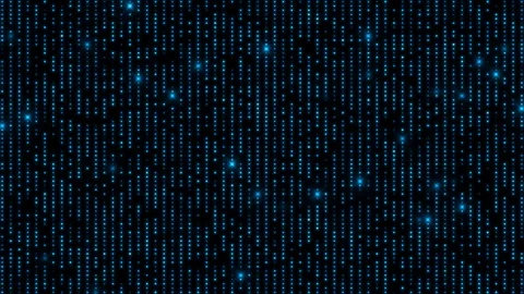 Led Dot light Particles tech Stock Footage 95541238