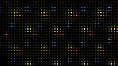 LED dots motion background Video stock 72658862
