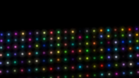 LED dots scrolling down Stock Footage 76003969