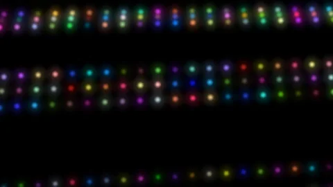 LED dots scrolling down Stock Footage 76003972