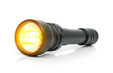 Led electric torch Stock Photos