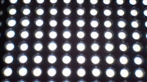 LED elements glowing from electricity. Stock Footage 124407260