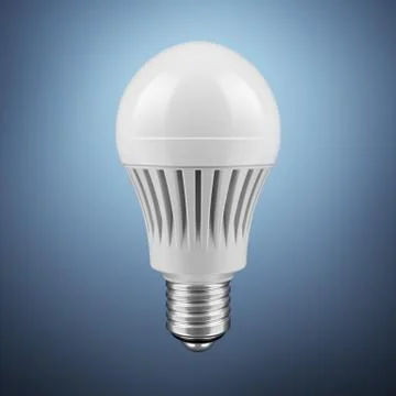 LED energy saving bulb Stock Illustration