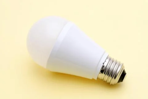 LED energy saving bulb Stock Photos