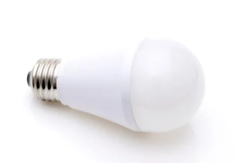 LED energy saving bulb Stock Photos