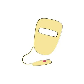 Led Face Mask Light Therapy. Beauty skin care equipment gadgets and devices Stock Illustration