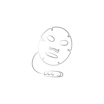 Led Face Mask Light Therapy. Beauty skin care equipment gadgets and devices Stock Illustration