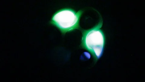 Led fidget spinners Stock Footage 130030067