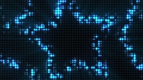 LED flashes of blue are flashing. More color variations in my portfolio Stock Illustration