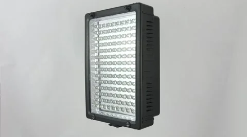 LED flashlight. 4K. Stock Footage 45188236