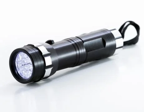 Led flashlight Stock Photos