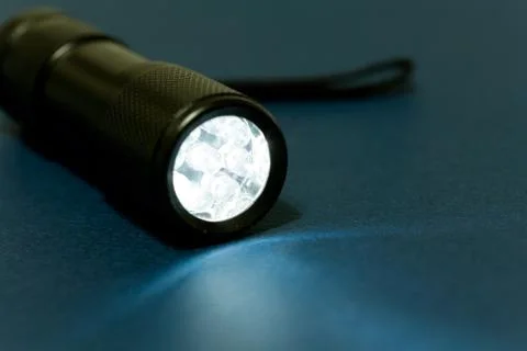 LED Flashlight 스톡 사진