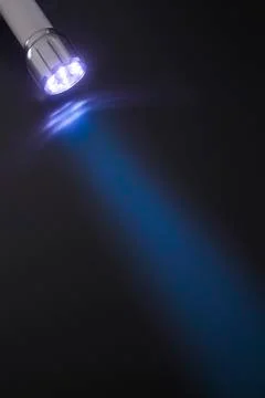 LED flashlight Stock Photos