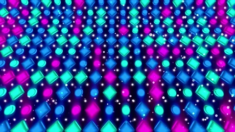 Led Flickering Blinking Looped Video Stock Footage 146367881