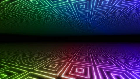 LED Floor 1 B R2a 4k Stock Footage 92513532