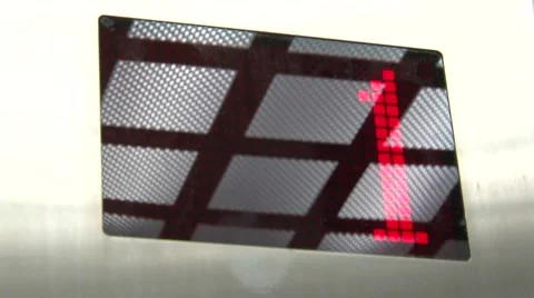 LED floor elevator at the Royal Palace Stock Footage 52029517