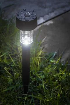 LED garden light Stock Photos