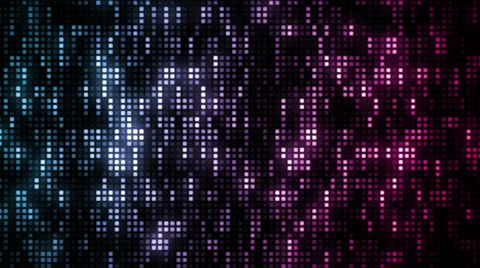 LED Grid Pink Blue Stock Footage 26058054