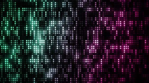 LED Grid Pink Teal Stock Footage 26058133