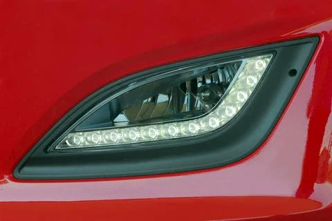 LED headlamps Fotos Stock