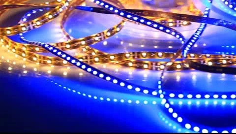 Led illumination show Stock Footage 10607380