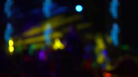 Led illumination show Stock Footage 82535010