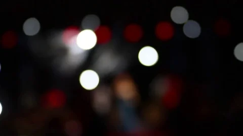 Led illumination show Stock Footage 82535846