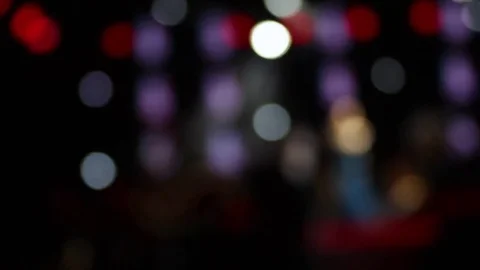 Led illumination show Stock Footage 82536350
