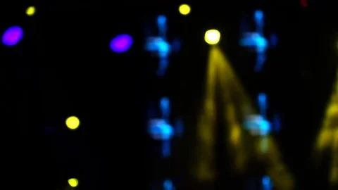 Led illumination show Stock Footage 82536867