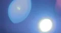 LED illumination stage equipment, bright light flare in darkness HD Footage