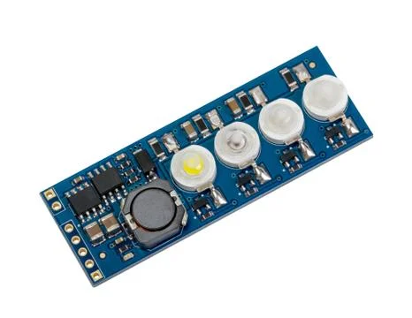 LED indicator panel Stock Photos