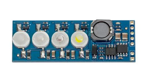 LED indicator panel Stock Photos