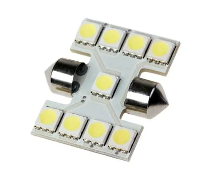 Led lamp for auto Stock Photos