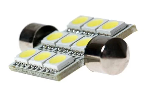 Led lamp for auto Stock Photos