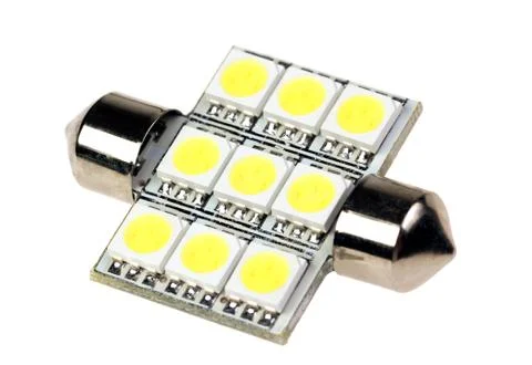 Led lamp for auto Stock Photos