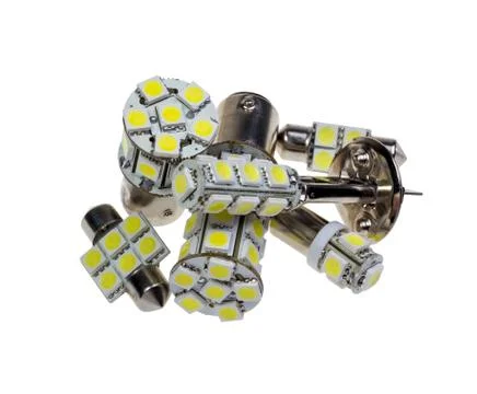 Led lamp for auto Stock Photos