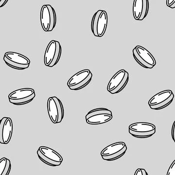 Led lamp ceiling vector seamless pattern Stock Illustration