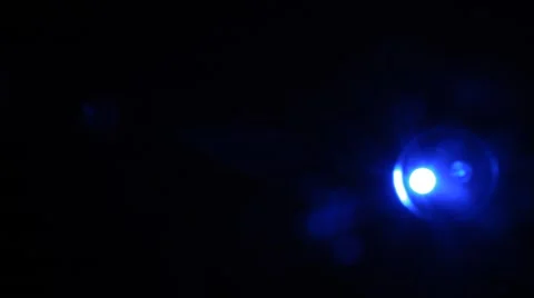 Led lamp in the dark Stock Footage 42889303