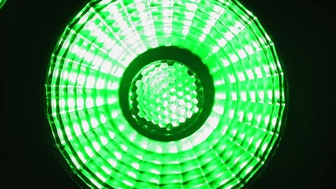 LED lamp green blinking fast macro video 库存影片 152483255