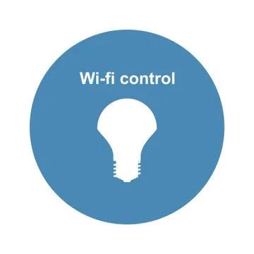 LED Lamp Icon Vector flat design style Stock-Illustration