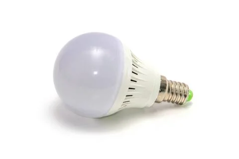 LED lamp isolated Stock Photos