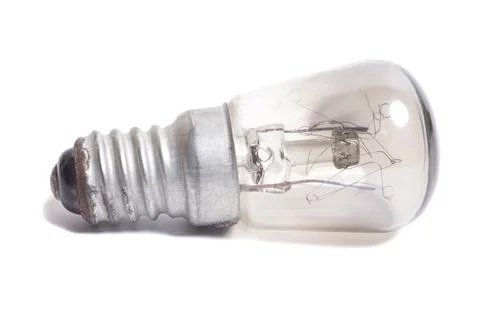 LED lamp isolated on white background 스톡 사진