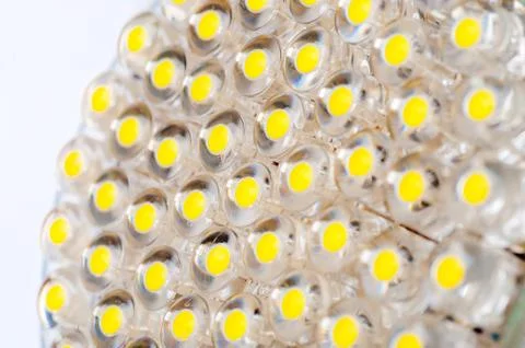 LED lamp. Photo Close-up Stock Photos