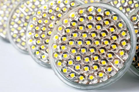 LED lamp. Photo Close-up Stock Photos